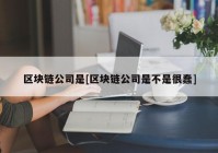 区块链公司是[区块链公司是不是很蠢]